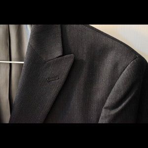 J. Ferrar Navy Blue Suit Jacket 40S
